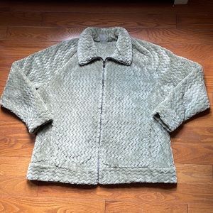 Zeroxposur Coat XXL Green Clay Sage Green Zip Up Plus Size Womens